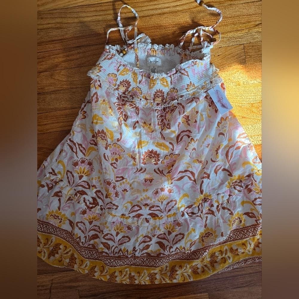 Jessica Simpson Yellow and White Floral Top - Picture 3 of 7
